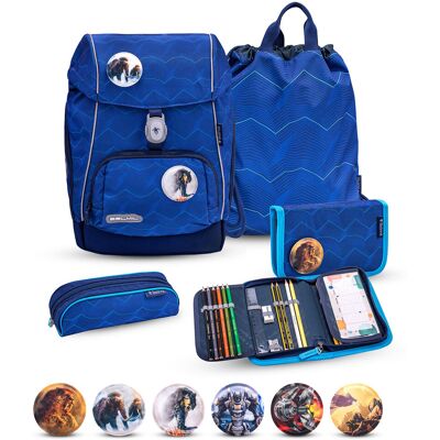 BELMIL Zestaw szkolny Premium Comfy Plus Estate Blue, 5-częściowy BELMIL Zestaw szkolny Premium Comfy Plus Estate Blue, 5-częściowy
