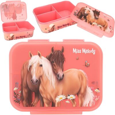 Zamiennik/inny Lunch Box Miss Melody Flowers Różowy 3 Przegrody Przezroczysta Pokrywka Zamiennik/inny Lunch Box Miss Melody Flowers Różowy 3 Przegrody Przezroczysta Pokrywka