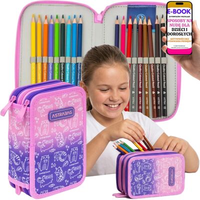 Astra Piórnik Kot Ombre Klasy 1-4 Komplet Prezent Szkolny + E-Book-3 Astra Piórnik Kot Ombre Klasy 1-4 Komplet Prezent Szkolny + E-Book-3
