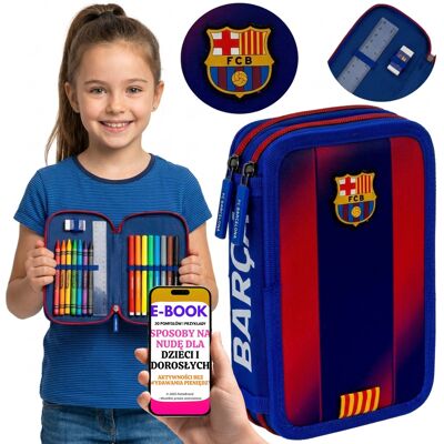 Astra Piórnik Szkolny Z Herbem Fc Barcelona Pełne Wyposażenie Na Lekcje + E-Book-3 Astra Piórnik Szkolny Z Herbem Fc Barcelona Pełne Wyposażenie Na Lekcje + E-Book-3
