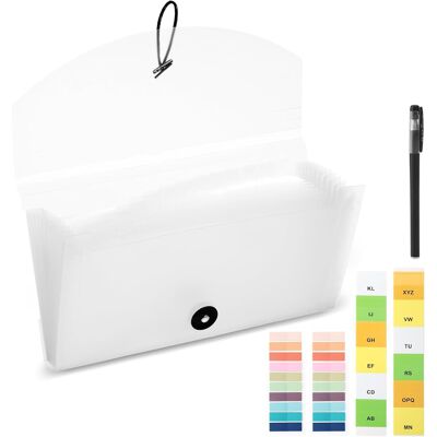 Inny producent Teksa Paragony Kupony 13 Kieszeni Przezroczysty 26x15cm Inny producent Teksa Paragony Kupony 13 Kieszeni Przezroczysty 26x15cm
