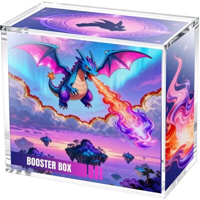 Inny producent Wigearss Magnetyczne Pudełko Akrylowe Etui Ochronne Na Booster Box Inny producent Wigearss Magnetyczne Pudełko Akrylowe Etui Ochronne Na Booster Box
