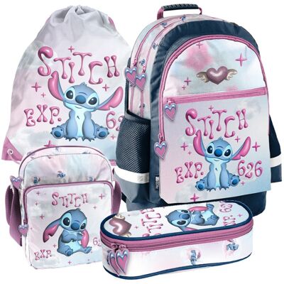 Paso Zestaw Szkolny Plecak Piórnik Torebka Na Ramię Lilo I Stitch Exp. 626 Paso Zestaw Szkolny Plecak Piórnik Torebka Na Ramię Lilo I Stitch Exp. 626