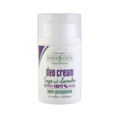 100% Naturalny dezodorant w kremie z Szałwią i Lawendą 50ML 100% Naturalny dezodorant w kremie z Szałwią i Lawendą 50ML