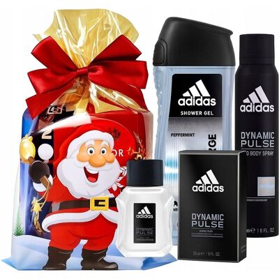 Adidas Dynamic Pulse zestaw prezentowy dla Chłopaka żel 3w1+dezodorant+woda Adidas Dynamic Pulse zestaw prezentowy dla Chłopaka żel 3w1+dezodorant+woda