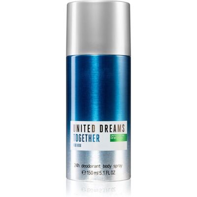 Benetton United Dreams for him Together dezodorant w sprayu dla mężczyzn 150 ml Benetton United Dreams for him Together dezodorant w sprayu dla mężczyzn 150 ml