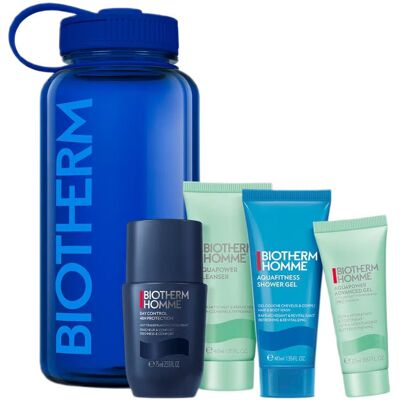 Biotherm, The Drop Collection Power Drop zestaw dezodorant roll-on 75ml + żel oczyszczający do twarzy 40ml + żel pod prysznic 40ml + żel do twarzy 2.. Biotherm, The Drop Collection Power Drop zestaw dezodorant roll-on 75ml + żel oczyszczający do twarzy 40ml + żel pod prysznic 40ml + żel do twarzy 2..