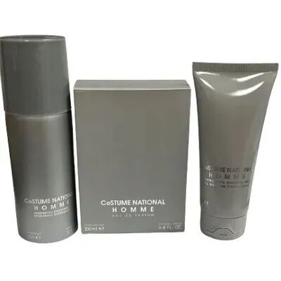 Costume National Homme 100ml edp, 100ml shower gel, 150ml dezodorant Costume National Homme 100ml edp, 100ml shower gel, 150ml dezodorant