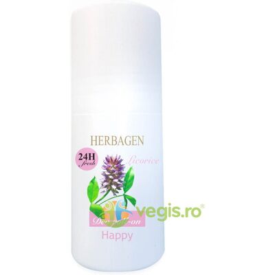 Dezodorant w kulce z ekstraktem z lukrecji (Sweetwood) Happy 50ml Dezodorant w kulce z ekstraktem z lukrecji (Sweetwood) Happy 50ml