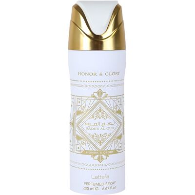 Dezodorant w sprayu dla kobiet Lattafa Honor & Glory Badeʼe Al Oud 200 ml Dezodorant w sprayu dla kobiet Lattafa Honor & Glory Badeʼe Al Oud 200 ml