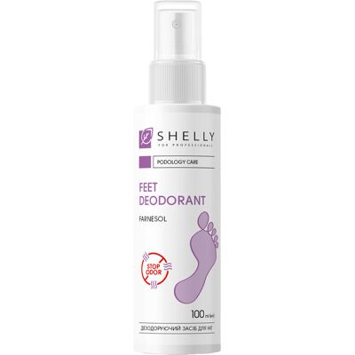 Długodziałający dezodorant do stóp z farnesolem Shelly 100 ml świeżość Długodziałający dezodorant do stóp z farnesolem Shelly 100 ml świeżość