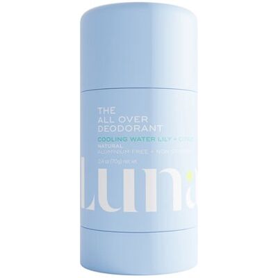 Luna Daily The All Over Deodorant-Extra-strength, Natural, Non-Staining Body Deodorant Stick-Cooling 70 g Naturalny dezodorant w sztyfcie Luna Daily The All Over Deodorant-Extra-strength, Natural, Non-Staining Body Deodorant Stick-Cooling 70 g Naturalny dezodorant w sztyfcie