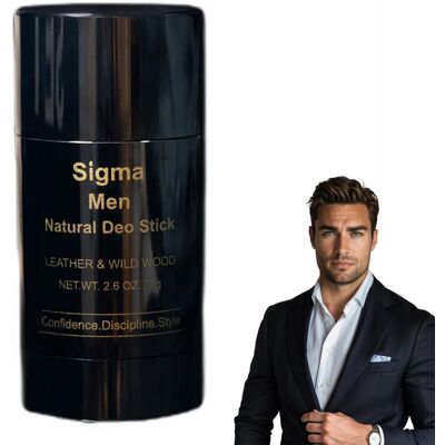 Naturalny Dezodorant w sztyfcie dla mężczyzn 75g -Sigma Men Naturalny Dezodorant w sztyfcie dla mężczyzn 75g -Sigma Men