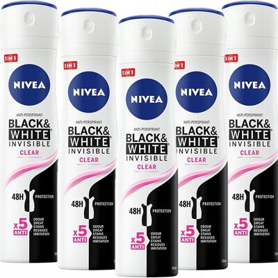NIVEA WOMAN DEZODORANT INVISIBLE spray 5x150ml NIVEA WOMAN DEZODORANT INVISIBLE spray 5x150ml