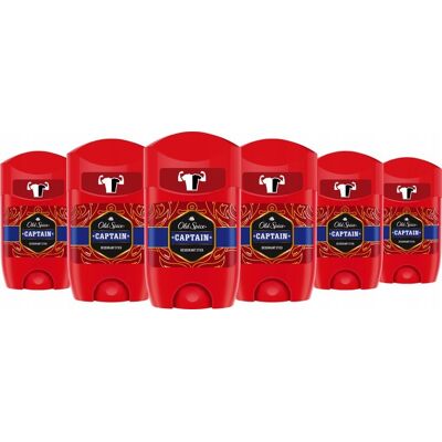 Old Spice Captain dezodorant w sztyfcie deo 6x50ml Old Spice Captain dezodorant w sztyfcie deo 6x50ml