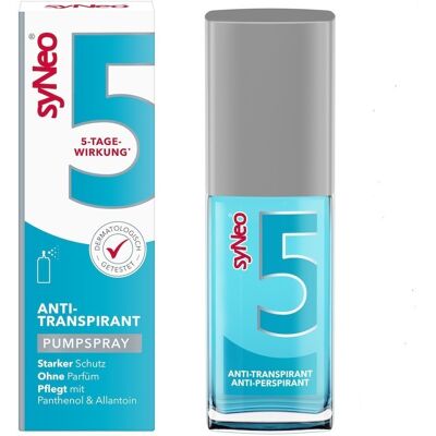 SyNeo 5 Unisex - 5 dniowy dezodorant w sprayu przeciw nadmiernej potliwości 30 ml SyNeo 5 Unisex - 5 dniowy dezodorant w sprayu przeciw nadmiernej potliwości 30 ml
