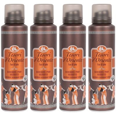 Tesori d'Oriente, Fior do Loto, Dezodorant, 4x150ml Tesori d'Oriente, Fior do Loto, Dezodorant, 4x150ml