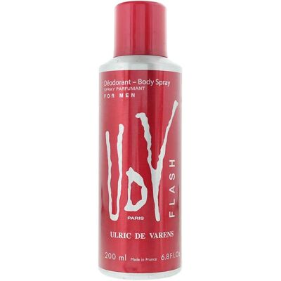 Ulric De Varens, Flash, Deodorant Spray, For Men, 200 ml Ulric De Varens, Flash, Deodorant Spray, For Men, 200 ml