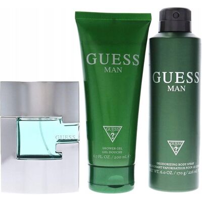 Zestaw Guess Man Edt 75ml + Deodorant 226ml + Shower Gel 200ml Zestaw Guess Man Edt 75ml + Deodorant 226ml + Shower Gel 200ml