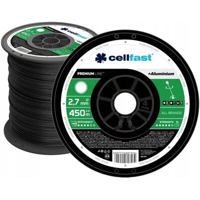 Cellfast, Żyłka Na Szpuli Premium 2,7 Mm Okrągła 450 Mb , 35-072 Cellfast, Żyłka Na Szpuli Premium 2,7 Mm Okrągła 450 Mb , 35-072