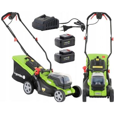 Krysiak Kosiarka akumulatorowa 2x20V 4garden AM3422S - ZESTAW Krysiak Kosiarka akumulatorowa 2x20V 4garden AM3422S - ZESTAW