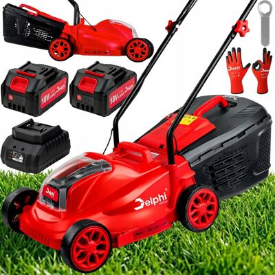 Delphi tools KOSIARKA AKUMULATOROWA DO TRAWY BEZSZCZOTKOWA MOCNA 2xAKU ŁADOWARKA 32cm Delphi tools KOSIARKA AKUMULATOROWA DO TRAWY BEZSZCZOTKOWA MOCNA 2xAKU ŁADOWARKA 32cm