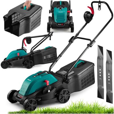 Kosiarka elektryczna do trawy indukcyjna mocna 2000W Tokachi Razor 3 Kosz 30l Dwa Noże Kosiarka elektryczna do trawy indukcyjna mocna 2000W Tokachi Razor 3 Kosz 30l Dwa Noże