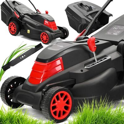 LEHMANN KOSIARKA ELEKTRYCZNA DO TRAWY LEKKA DUŻA MOCNA Z REGULACJĄ DUŻY KOSZ 2600W LEHMANN KOSIARKA ELEKTRYCZNA DO TRAWY LEKKA DUŻA MOCNA Z REGULACJĄ DUŻY KOSZ 2600W