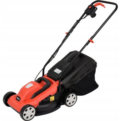 KOSIARKA ELEKTRYCZNA DO TRAWY YATO 1300W 33CM KOSZ 30L Z REGULACJĄ 20-60mm KOSIARKA ELEKTRYCZNA DO TRAWY YATO 1300W 33CM KOSZ 30L Z REGULACJĄ 20-60mm