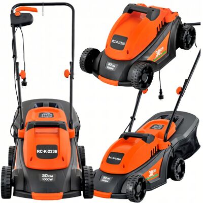 Realne Ceny Kosiarka Elektryczna Lekka Mocna do Koszenia Trawy Duży Kosz 35L 1000W Realne Ceny Kosiarka Elektryczna Lekka Mocna do Koszenia Trawy Duży Kosz 35L 1000W