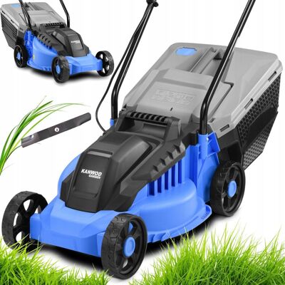 KOSIARKA ELEKTRYCZNA LEKKA MOCNA DO TRAWY DUŻY KOSZ 30L 2000W KANWOD KOSIARKA ELEKTRYCZNA LEKKA MOCNA DO TRAWY DUŻY KOSZ 30L 2000W KANWOD