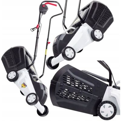 KOSIARKA ELEKTRYCZNA NAC 1000 W 32CM 3 ZAKRESY WYSOKOŚCI KOSZ 35 LITRÓW 2W1 KOSIARKA ELEKTRYCZNA NAC 1000 W 32CM 3 ZAKRESY WYSOKOŚCI KOSZ 35 LITRÓW 2W1