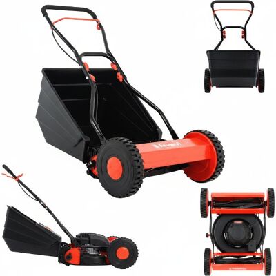 Inny producent Kosiarka ręczna bębnowa mechaniczna wrzecionowa z koszem pchana 38cm Inny producent Kosiarka ręczna bębnowa mechaniczna wrzecionowa z koszem pchana 38cm
