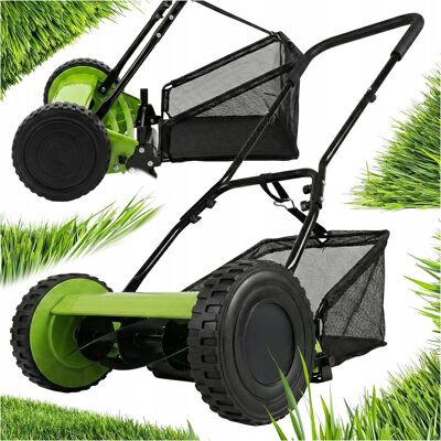 DomowyŚwiat KOSIARKA RĘCZNA BĘBNOWA MECHANICZNA Z KOSZEM 16' WRZECIONOWA PCHANA 40 CM DomowyŚwiat KOSIARKA RĘCZNA BĘBNOWA MECHANICZNA Z KOSZEM 16' WRZECIONOWA PCHANA 40 CM