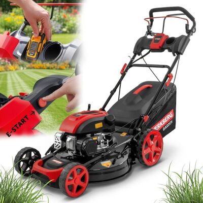 Mega-M Kosiarka spalinowa Werkberg Garden 196CC napęd 51cm kosz 60L z rozrusznikiem elektrycznym e-start Mega-M Kosiarka spalinowa Werkberg Garden 196CC napęd 51cm kosz 60L z rozrusznikiem elektrycznym e-start