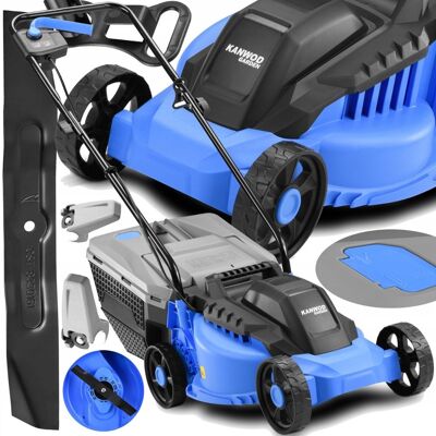 Inny producent Mocna KOSIARKA elektryczna 1200W regulowana z koszem MAŁA I LEKKA Inny producent Mocna KOSIARKA elektryczna 1200W regulowana z koszem MAŁA I LEKKA