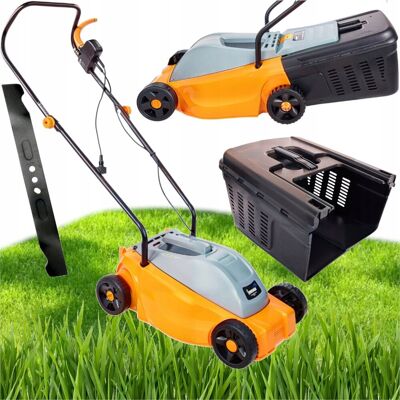 Rabino MOCNA KOSIARKA ELEKTRYCZNA 2500W Z KOSZEM 30L I REGULACJĄ CIĘCIA Rabino MOCNA KOSIARKA ELEKTRYCZNA 2500W Z KOSZEM 30L I REGULACJĄ CIĘCIA