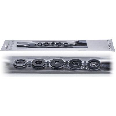 Inny producent Nóż kosiarki uniwers 38cm wyrzut boczny blister 1-438 Inny producent Nóż kosiarki uniwers 38cm wyrzut boczny blister 1-438