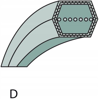 AL-KO Pasek klinowy Viking 55170219 Optibelt 61607042100 AL-KO Pasek klinowy Viking 55170219 Optibelt 61607042100