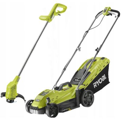 Ryobi Kosiarka Elektryczna + Kosa Podkaszarka 35L 1300W 31Cm Rlm3313Alt2925 Ryobi Kosiarka Elektryczna + Kosa Podkaszarka 35L 1300W 31Cm Rlm3313Alt2925