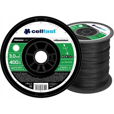 Cellfast, Żyłka Na Szpuli Premium 3,0 Mm 400 Mb Okrągła , 35-073 Cellfast, Żyłka Na Szpuli Premium 3,0 Mm 400 Mb Okrągła , 35-073