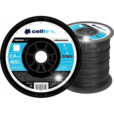 Cellfast Żyłka Tnąca Do Kosy Podkaszarki Szpula Kwadratowa 2,4mm 400m Cellfast Żyłka Tnąca Do Kosy Podkaszarki Szpula Kwadratowa 2,4mm 400m