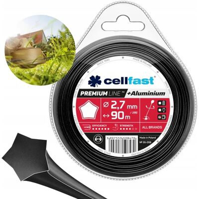 Żyłka Tnąca Cellfast Premium, 2,7x90 M Żyłka Tnąca Cellfast Premium, 2,7x90 M