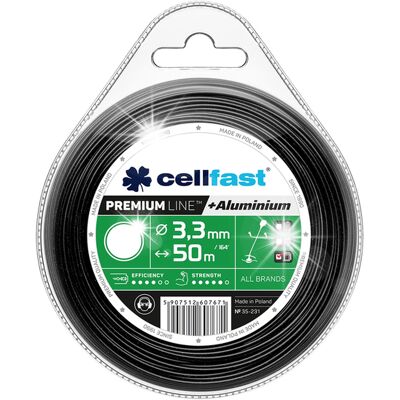 Cellfast Żyłka Tnąca Kosy Podkaszarki 50m X 3,3mm Okrągła Wzmocniona Do Bosch Stihl Cellfast Żyłka Tnąca Kosy Podkaszarki 50m X 3,3mm Okrągła Wzmocniona Do Bosch Stihl