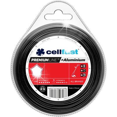 Cellfast Żyłka Tnąca Kosy Podkaszarki 90m X 2,7mm Gwiazdka Wzmocniona Do Bosch Stihl Cellfast Żyłka Tnąca Kosy Podkaszarki 90m X 2,7mm Gwiazdka Wzmocniona Do Bosch Stihl
