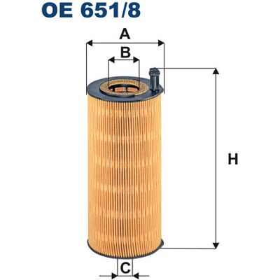brak danych Filtr oleju Filtron OE 651/8 brak danych Filtr oleju Filtron OE 651/8