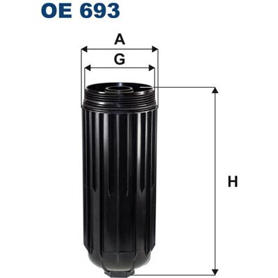brak danych Filtr oleju Filtron OE 693 brak danych Filtr oleju Filtron OE 693