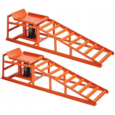 HYDRAULICZNE RAMPY SAMOCHODOWE VEVOR 2 SZT 270-360 MM MOCNE I TRWAŁE HYDRAULICZNE RAMPY SAMOCHODOWE VEVOR 2 SZT 270-360 MM MOCNE I TRWAŁE