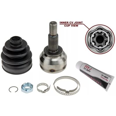 NTY Zestaw przegubu osi napędowej - Renault Laguna - Przedni, 27/30 Zębatki, 57mm NTY Zestaw przegubu osi napędowej - Renault Laguna - Przedni, 27/30 Zębatki, 57mm