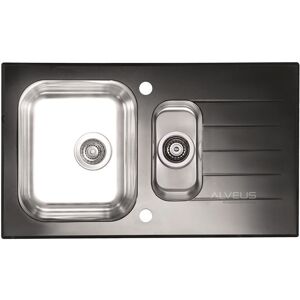 ALVEUS Zlew GLASSIX 20 czarny ORIGIN 1100015 ALVEUS Zlew GLASSIX 20 czarny ORIGIN 1100015